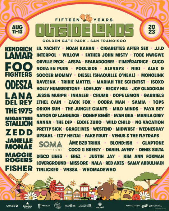 Outside Lands Music & Arts Festival: Kendrick Lamar, Foo Fighters & Odesza - 3 Day Pass at beabadoobee Tour